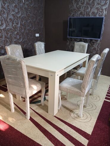 Qonaq otağı üçün, İşlənmiş, 6 stul