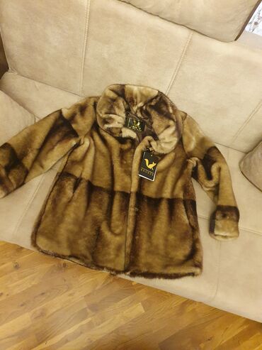 Kürklər: Kürk, 3XL, rəng - Qəhvəyi — 3