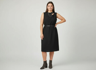 proste sukienki midi: Women`s dress, size 3XL