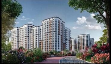 квартира дом кара балта: 2 бөлмө, 72 кв. м, 10 кабат, ПСО (өзү оңдоп түзөтүп бүтүү үчүн)