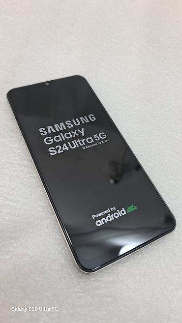 Samsung Galaxy S24 Ultra, Б/у, 256 ГБ, цвет - Серый, 2 SIM