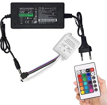 Освещение: Светодиодная гибкая неоновая лента 12V-220V, RGB многоцветная. Гибкий — 6