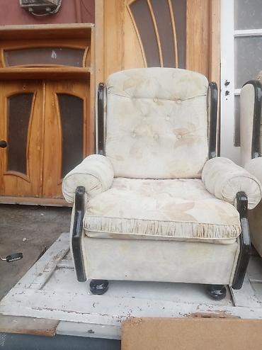 Kreslolar: İşlənmiş, Kreslo-oturacaq, Vеlur parça — 1