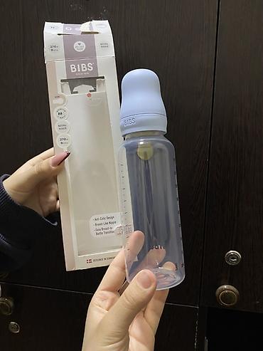 plastik uşaq butulkası: BIBS körpə butulkası – 270 ml - İstehsal dizaynı: Danimarka - — 1