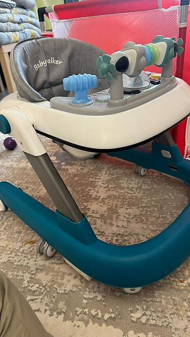 Детский мир: Детский комплект: ходунки Babywalker + шезлонг-качалка Ходунки: - — 7