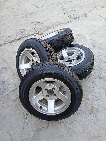 Шиналар жана дисктер: Дөңгөлөктөр монтажда 175 / 70 / R 13, Кыш, Колдонулган, Комплект, Жеңил унаалар, Куйма, тешиктери - 4 — 7