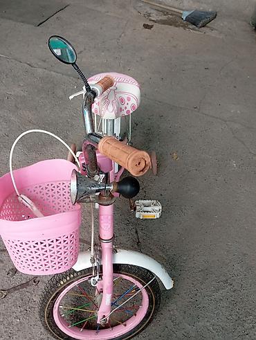 12 9: Детский велосипед, 2-колесный, 4 - 6 лет, Для девочки, Б/у — 5