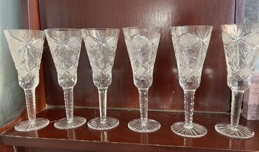 col fasad rengleri: Qədəhlər, Şüşə, 6 ədədli dəst