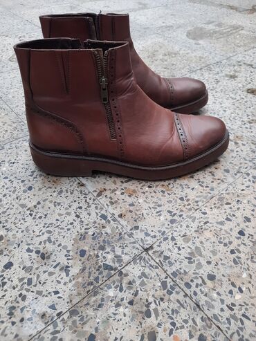 Botinkalar: GREYDER kişi ayaqqabısı – dəridən qışlıq/yarımboğaz model salam — 8