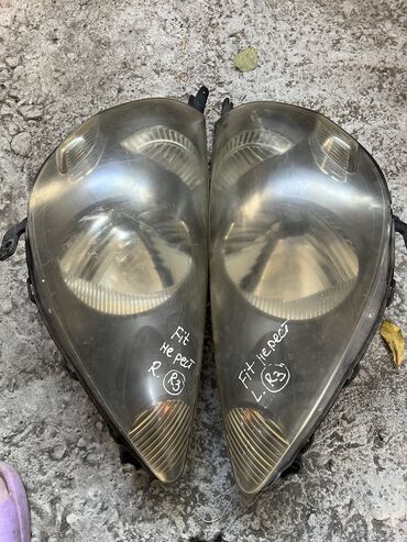мазги хонда фит: Комплект передних фар Honda 2003 г., Б/у, Оригинал, Япония