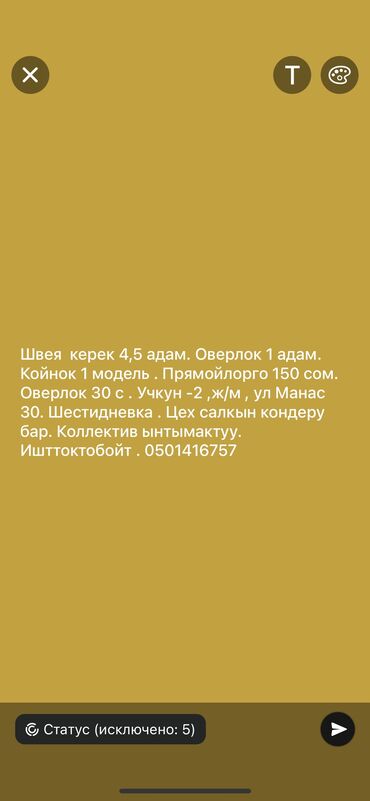 электрик ош: Швея Прямострочка