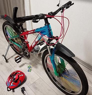 velosiped teker: İşlənmiş İki təkərli Uşaq velosipedi 26", sürətlərin sayı: 21, Ünvandan götürmə — 6