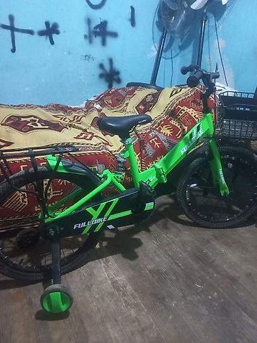 usag ucun: Uşaq velosipedi – FULLBIKE marka, yaşıl rəng. Xüsusiyyətlər: - — 1
