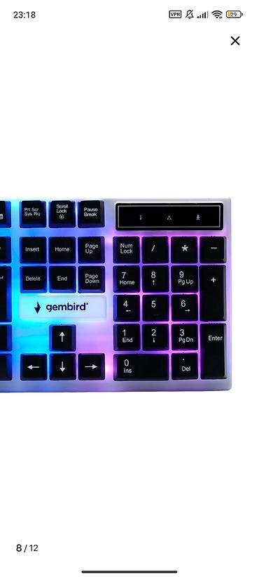 Клавиатуры: Клавиатура, Мембранная, Проводное подключение, Размер: 100% at lalafo.kg — 4 Клавиатуры: Клавиатура, Мембранная, Проводное подключение, Размер: 100% — 4