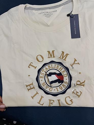 küpe: Futbolka, Tommy Hilfiger, L, rəng - Ağ — 1