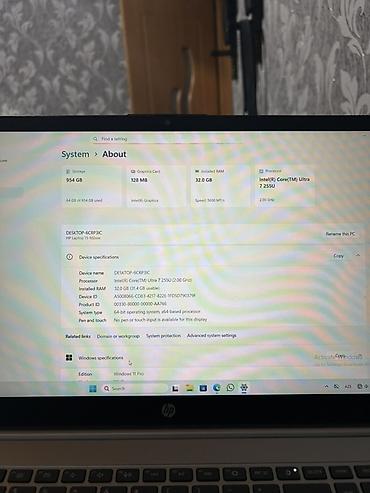 hp 22es: HP Laptop 15-dw seriyası – gümüşü korpus, 15.6" ekran, tam ölçülü — 4