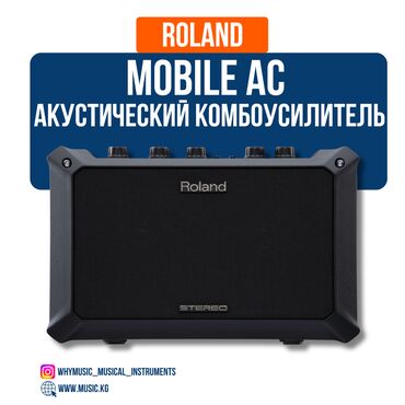 плата усилителя: Портативный акустический комбоусилитель Roland Mobile AC Roland