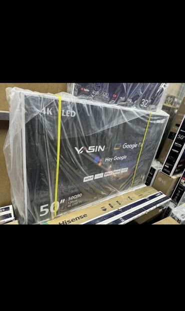 Телевизоры: Yasin 50UP Скидки скидка 🔥🔥🔥 Смарт тв Google TV Google ассистент — 1