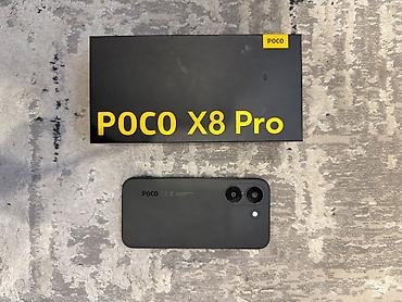 Poco X8 Pro, Б/у, 256 ГБ, цвет - Черный, 2 SIM