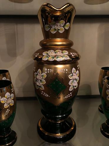 nahar servizi: Original Çexiya istehsalı bohemia kompot dəsti. İstifadə olunmayıb — 3