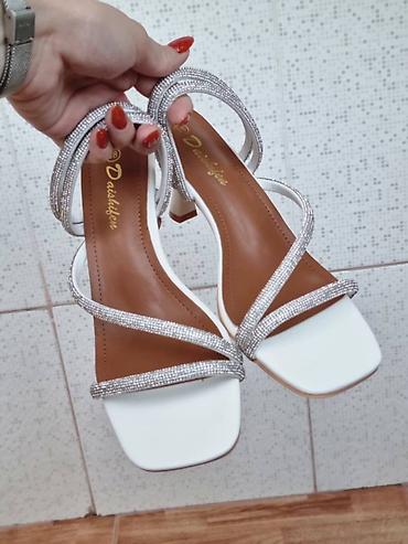 sabolar: Ölçü: 38, rəng - Ağ, Yeni — 3