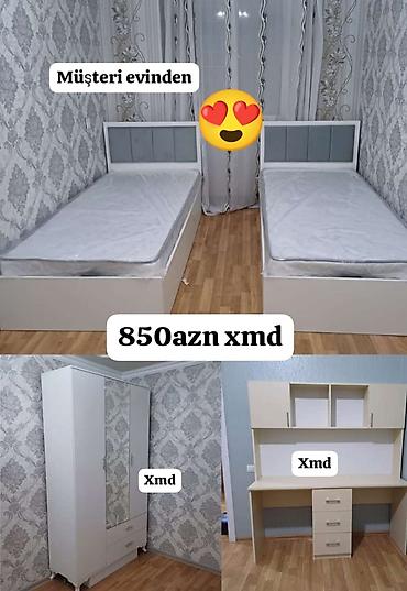 ruminiya mebel: Oğlan və qız üçün, Yeni, 2 təknəfərlik çarpayı — 1