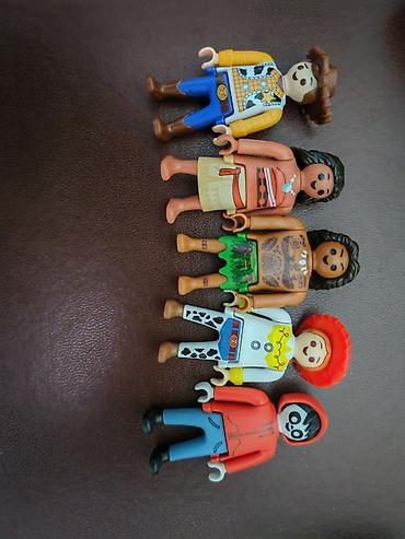 pinqvin oyuncaq: Playmobil üslublu 3 ədəd fiqur-set kinder - 1 fiqur: yaşıl — 1