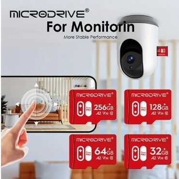 mikro sd kart: Оптовая Микро TF SD Карта 32GB, 64GB, 128GB, 256GB U3 Class 10 Мини
