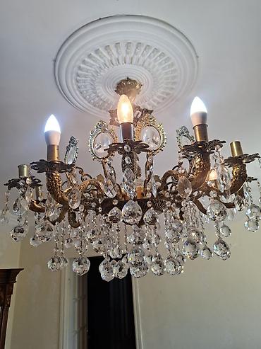 Çılçıraq, 8 lampa, Metal
