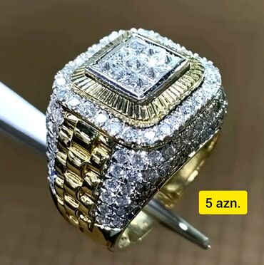 Üzüklər: YENİ, DƏBLİ, PASLANMAYAN materialdan hazırlanmış - ÜZÜKLƏR satılır — 17