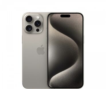 Apple iPhone: IPhone 15 Pro Max, Б/у, 256 ГБ, Natural Titanium, Зарядное устройство, 99 %