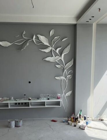 Штукатурка, шпаклевка: Декоративная штукатурка | Акриловая вода эмульсия, Арт бетон, Текстурная 3-5 лет опыта — 16