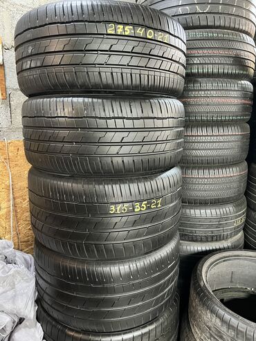Шины: Шины 315 / 35 / R 21, Лето, Б/у, Комплект, Германия, Hankook