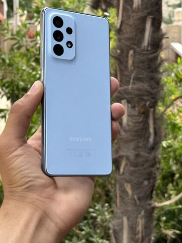 galaxy a22: Samsung Galaxy A53 5G, 256 GB, rəng - Mavi, Düyməli, Zəmanət, Barmaq izi