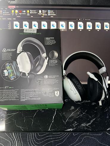 ucuz modemler: Razer BlackShark V2 X (White) – oyun qulaqlığı - Razer TriForce 50 mm — 2