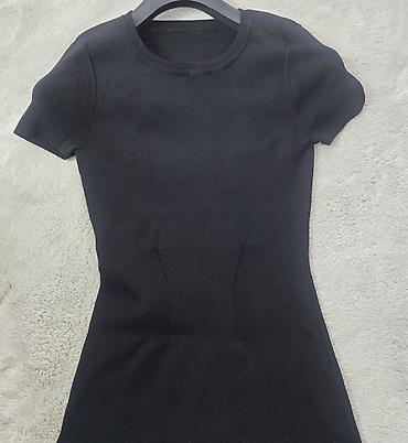 Haljine: Sandro Paris dugačka plisirana crna knit haljina. Savršena. divan — 3