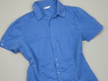 bluzki na krótki rękaw damskie plus size: Сорочка жіноча, M, стан - Дуже гарний