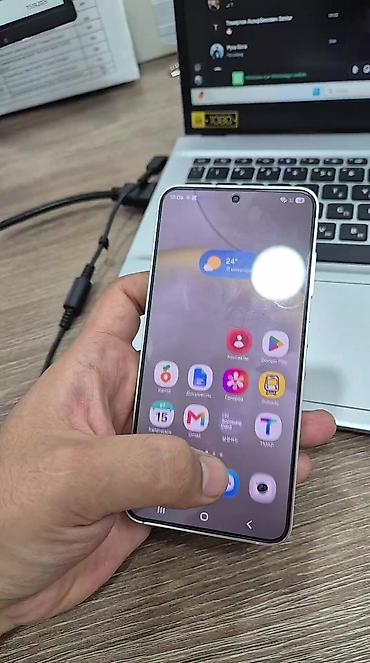 honor magic pad: Samsung Galaxy S24, Новый, 256 ГБ, цвет - Белый, 2 SIM — 1
