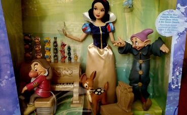 Uşaq dünyası: Принцесса Белоснежка,с друзьями. Уникальная коллекционная кукла в