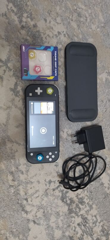телефоны для игр: Прошитый Nintendo Switch Lite 32+512 гб серого цвета предлагает вам