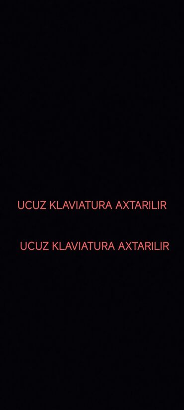 Компьютеры, ноутбуки и планшеты: KLAVIATURA AXTARILIR