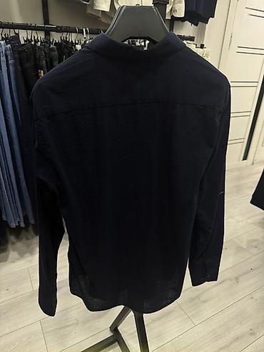 Рубашки: Мужская рубашка, M, XL, S, Loro Piana, Новый, цвет - Синий, Самовывоз — 3