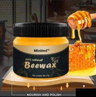 Ostali proizvodi za kuću: Pčelinji vosak za poliranje drveta 80g VOSAK ZA POLIRANJE DRVETA