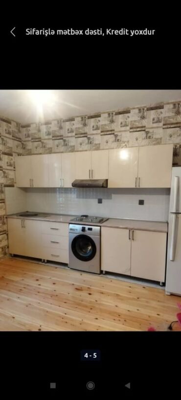 Mətbəx mebeli: Sifarişlə hazırlanmış müxtəlif ölçülü mətbəx mebelləri. Rəng və dizayn — 11