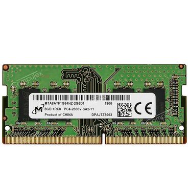 Оперативная память (RAM): Оперативная память для ноутбука DDR4 8GB (2666MHz) Micron -S