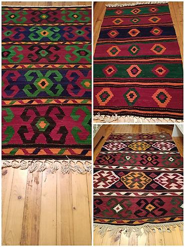 ag mata qiyməti: Qədimi təmiz yunnan toxunmus 4ədəd kilim satılır. Soldaki ölçü — 1