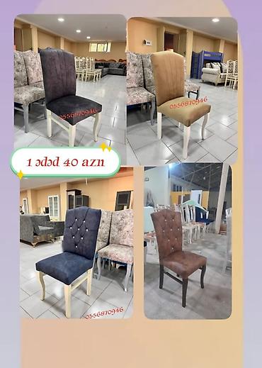 ağ divan: Qonaq otağı üçün, Yeni, Qatlanmayan, rəng - Boz Stul — 2