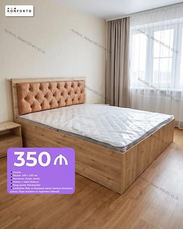 Çarpayı – KONFORTO - Ölçü: 160 × 200 sm - Mexanizm: Açılan, bazalı