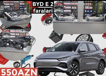 Faralar: Komplekt, Yaxın və uzaq vuran işıqlar BYD, Orijinal, Çin