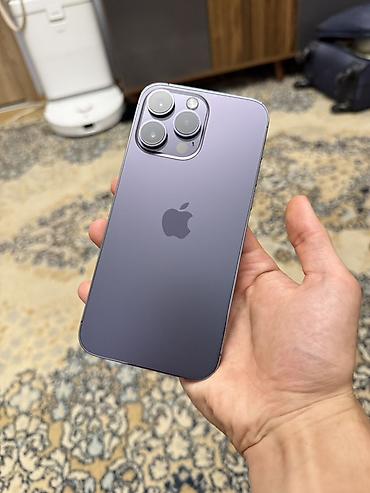 IPhone 14 Pro Max, 256 GB, Deep Purple, Face ID lalafo.az -da IPhone 14 Pro Max, 256 GB, Deep Purple, Face ID